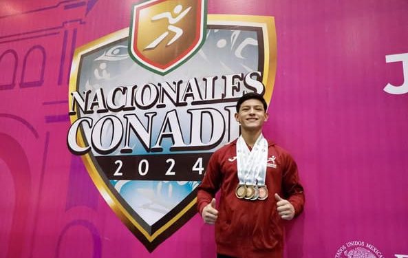 Participa alumno de Cobach Sonora en competencia internacional de gimnasia en Canadá.