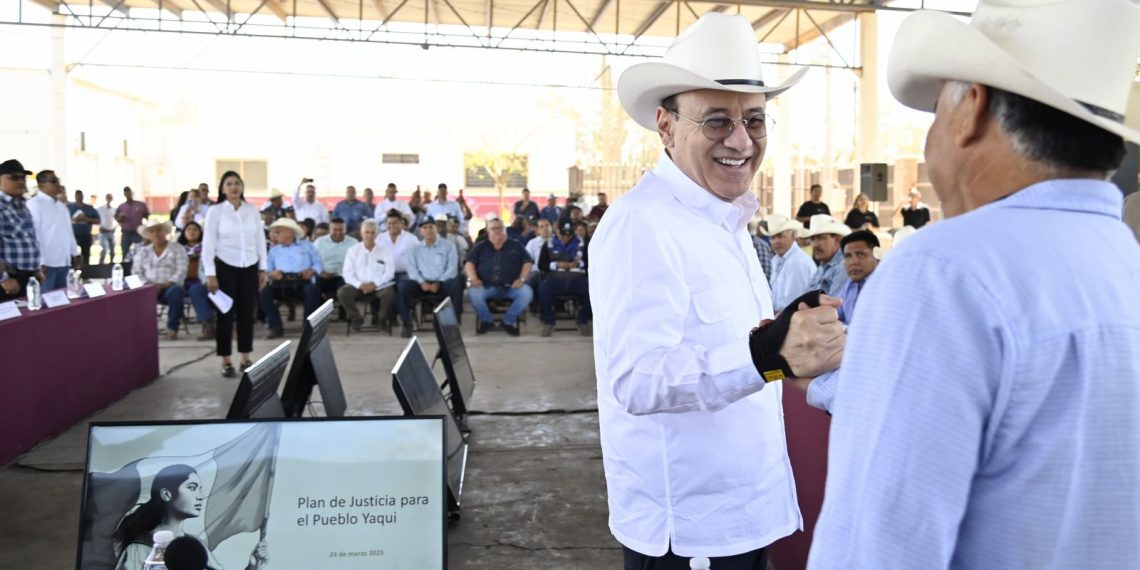 Gobernador Durazo avanza con acciones del Plan de Justicia Yaqui para fortalecer infraestructura hídrica.