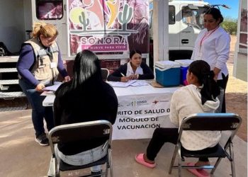 Llama Gobierno de Sonora a vacunarse contra influenza y covid-19.