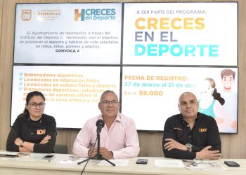 Invitan a entrenadores y deportistas a ser parte de CRECES en el Deporte.