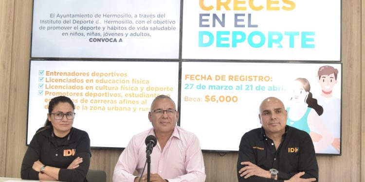 Invitan a entrenadores y deportistas a ser parte de CRECES en el Deporte.