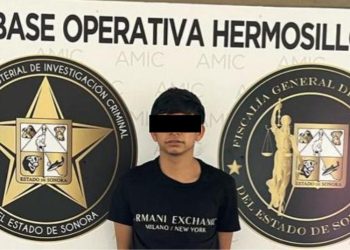 Capturan a objetivo criminal tras cateo realizado en Hermosillo por AMIC y SEMAR.