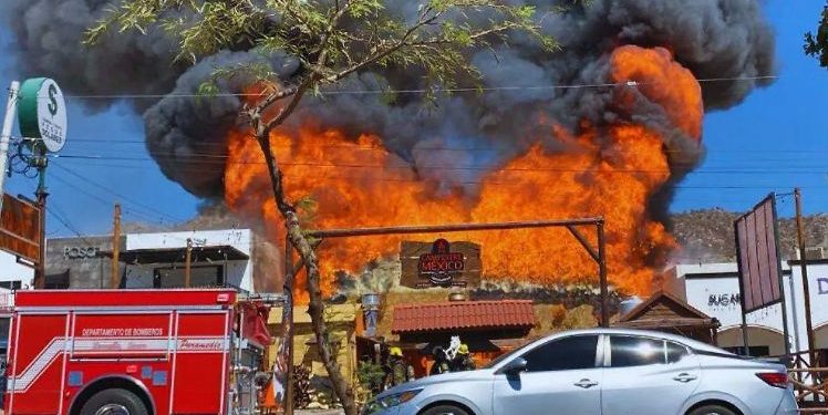 Se incendia restaurante “Campestre México” al norte de Hermosillo.