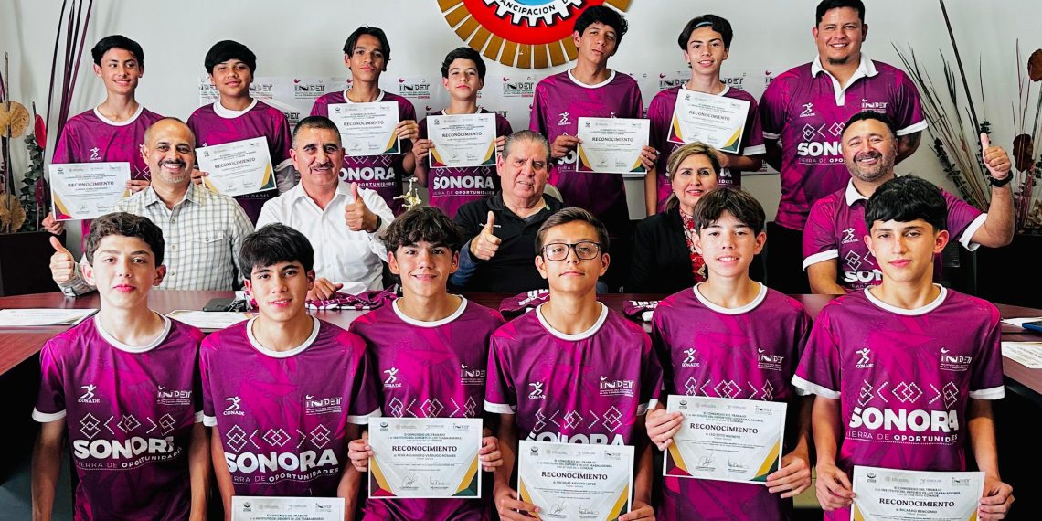 Niños sonorenses destacan en Juegos Nacionales de los hijos de los trabajadores.