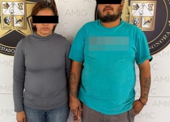 Captura AMIC a pareja implicada en maltrato infantil y homicidio por omisión en Hermosillo.