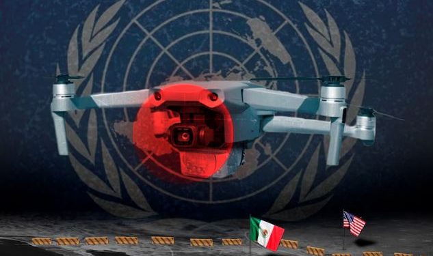 Aumenta exponencialmente cruce de narcodrones en la frontera México-EEUU, alerta la ONU.