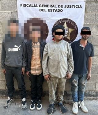 Operativo AMIC y Guardia Nacional asegura a cuatro personas por narcomenudeo en Hermosillo.