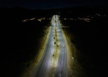 Ilumina Gobierno Municipal el bulevar Gustavo Mazón para seguridad de sus residentes