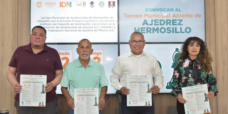 Invitan a torneo Municipal Abierto de Ajedrez Hermosillo 2025.