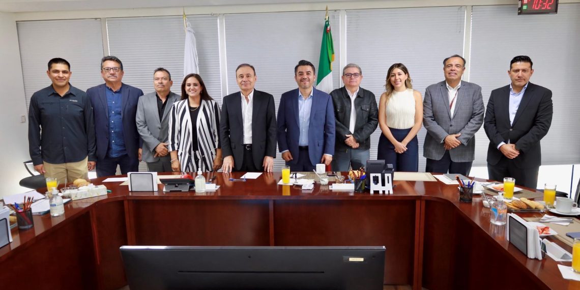 Gobernador Durazo y Conagua refuerzan Plan Hídrico para garantizar agua en Sonora.