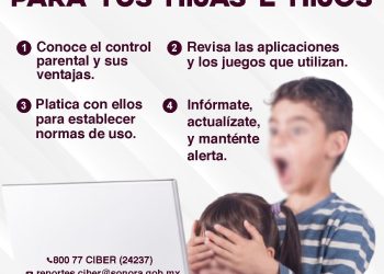 Llama SSP a vigilar la navegación en internet de niñas y niños durante vacaciones.