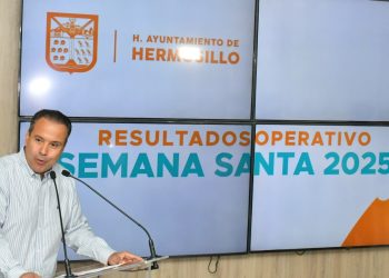 Celebra Toño Astiazarán Semana Santa blanca, ordenada, limpia y segura en Hermosillo.