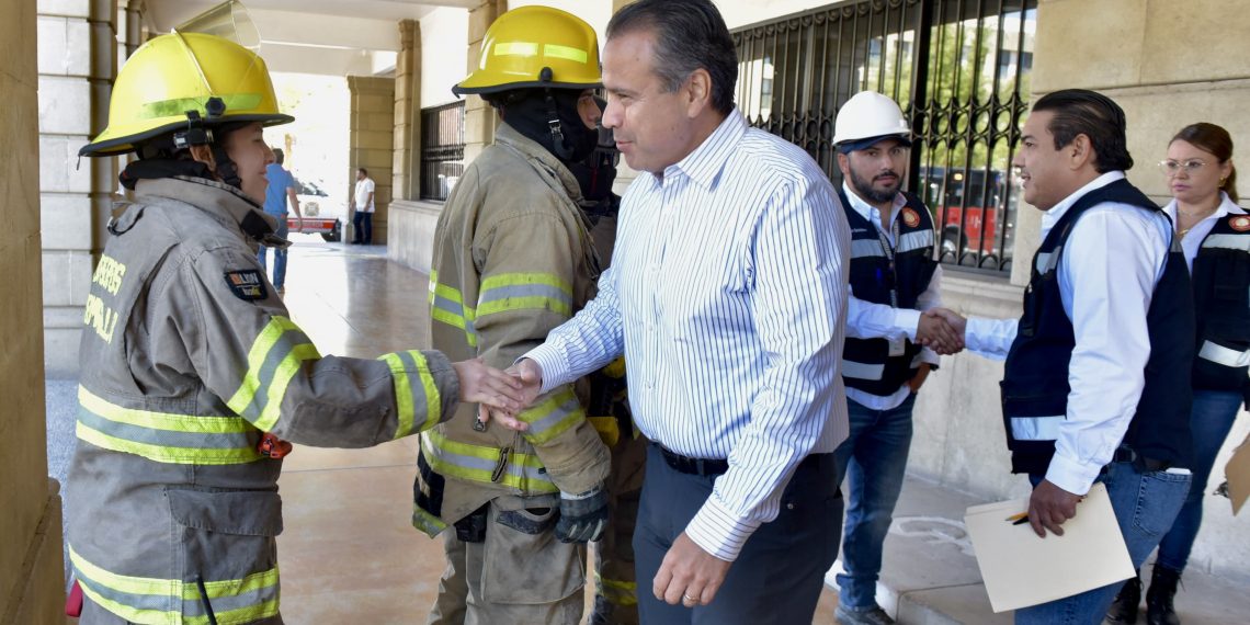 Participa Gobierno de Hermosillo en Primer Simulacro Nacional.