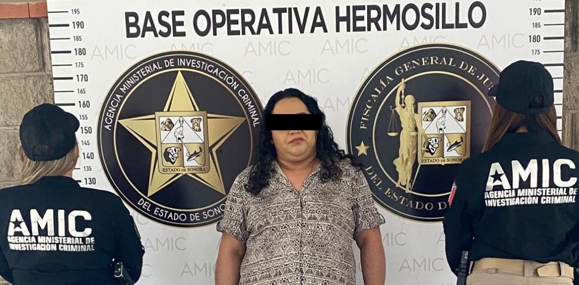 AMIC ejecuta orden de aprehensión por delito de robo en Hermosillo.