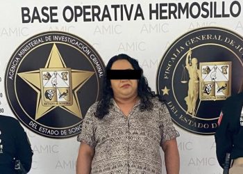 AMIC ejecuta orden de aprehensión por delito de robo en Hermosillo.