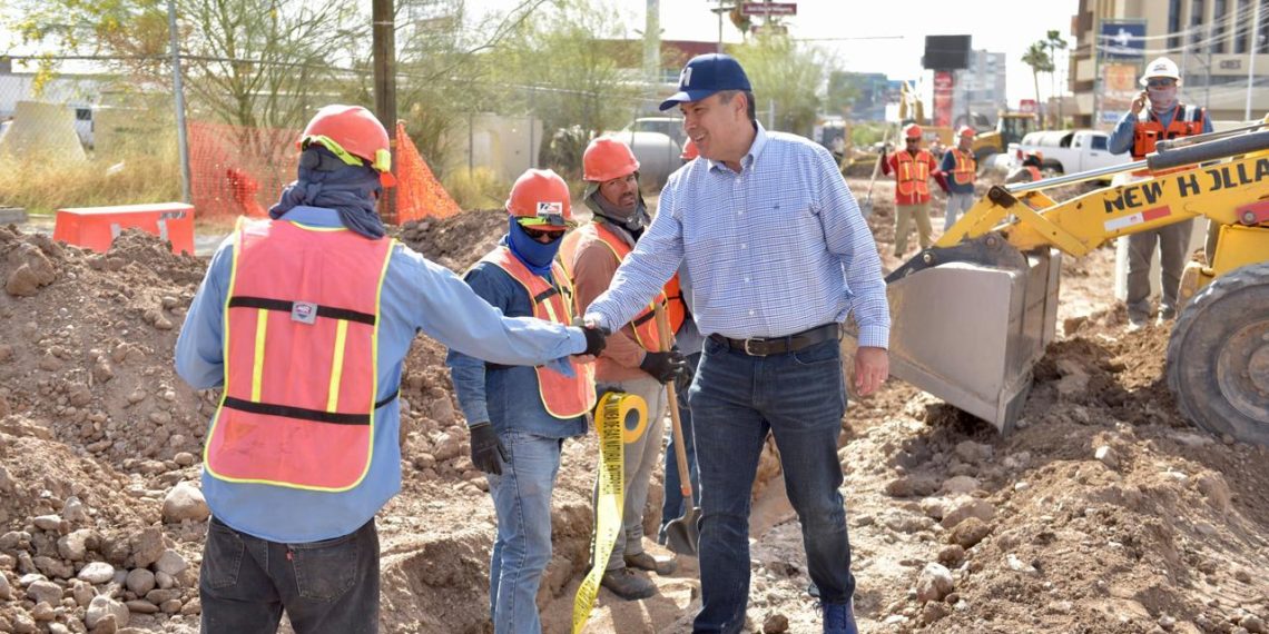Avanza a buen ritmo obra de paso a desnivel Colosio y Solidaridad: Toño Astiazarán.