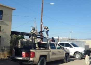 Asegura operativo conjunto cámaras de vigilancia “parásito” en Cajeme.