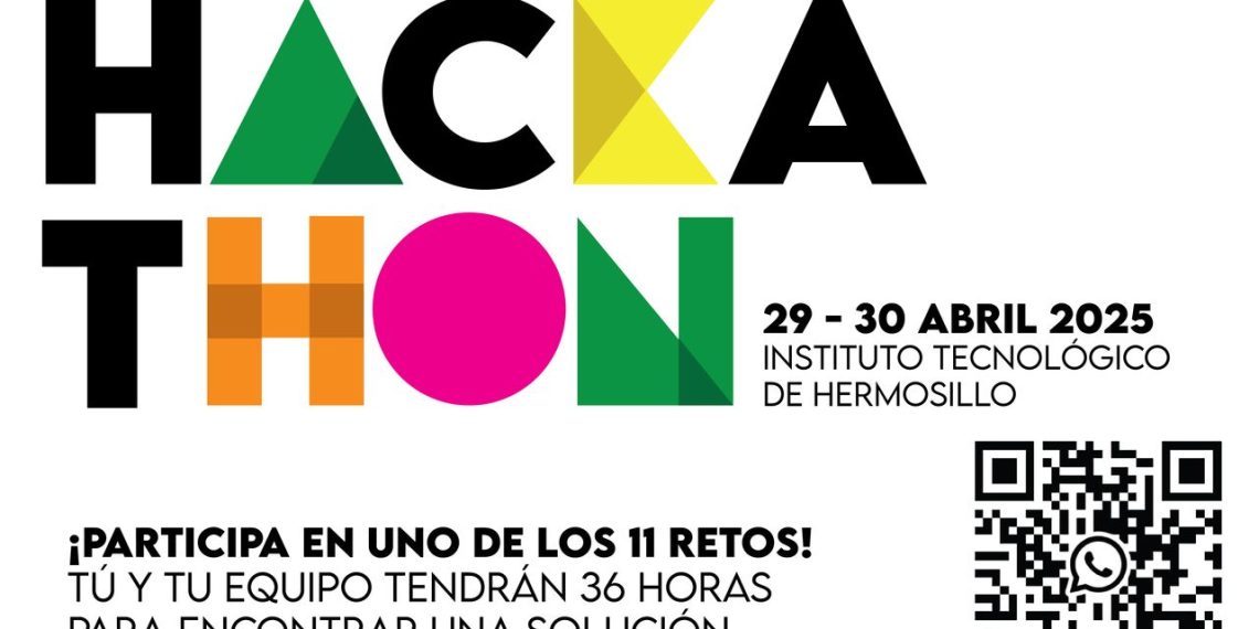 Únete a Smart City Hackathon este 29 y 30 de abril e innova a Hermosillo con tu creatividad.