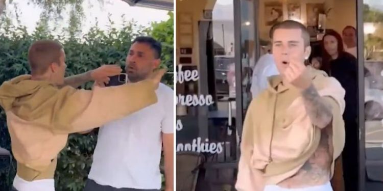 Justin Bieber estalló contra un grupo de paparazzi en Palm Springs: “¡Solo les importa el dinero!”.