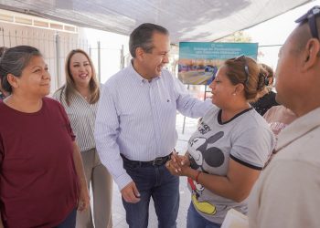 Beneficia Toño Astiazarán a hermosillenses con pavimento de concreto en varios puntos de la ciudad.