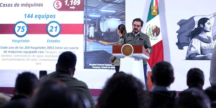 IMSS realizará inversión histórica de 10 mil 494 mdp para renovar equipo electromecánico a través del Plan 2025-2026.