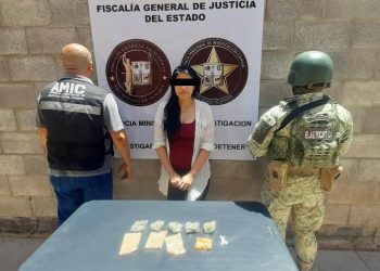 Cateo en Hermosillo deja una detenida por delitos contra la salud.
