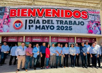 CTM conmemora el Día del Trabajo en el CUM con unidad y fuerza obrera.