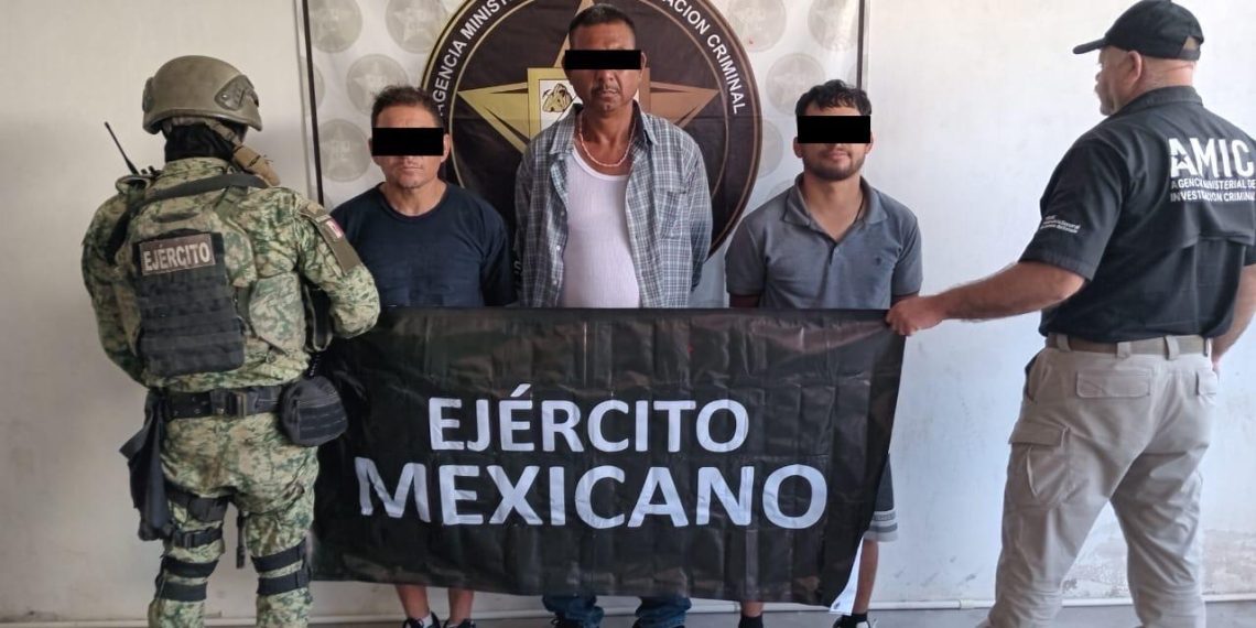 Operativo conjunto AMIC-DEFENSA rescata a dos persona y captura a tres sujetos; FGJES formula imputación para ellos.