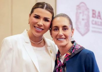 Sheinbaum pide esperar información oficial sobre retiro de visas a Marina del Pilar Ávila y su esposo.