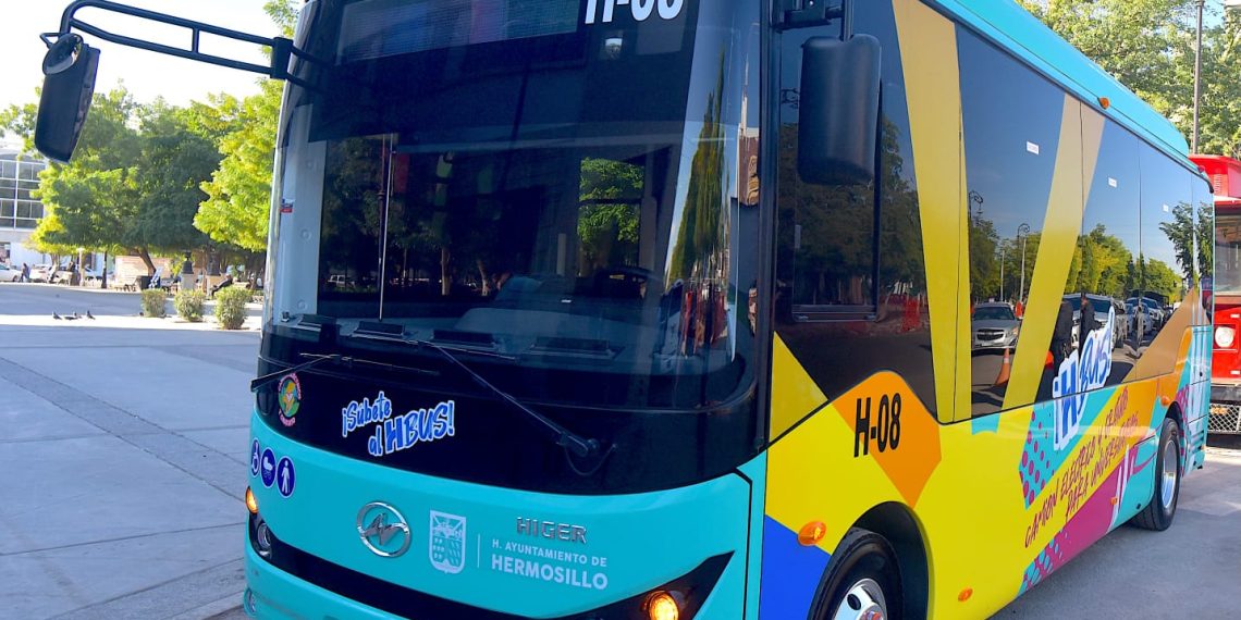 Durante las Fiestas del Pitic 2025 habrá traslados gratuitos en unidades H Bus entre escenarios artísticos y espacios de entretenimiento.