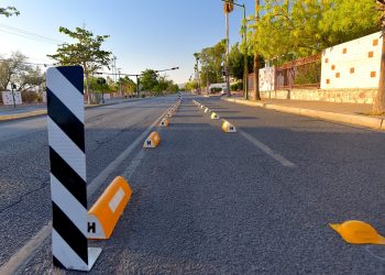 Instala Gobierno Municipal confibicis para protección de ciclistas.