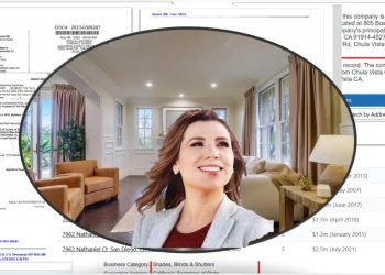 Empresa de papel compró mansión ligada a Marina del Pilar en San Diego.