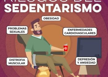 Informa SSP de Sonora sobre riesgos del sedentarismo para la salud.