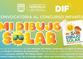 Lanza Gobierno de Hermosillo concurso infantil “Mi Dibujo Solar”.