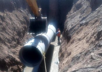 Avanzan trabajos de rehabilitación en el sector de Paseo Río Sonora y Paseo de Las Quintas.