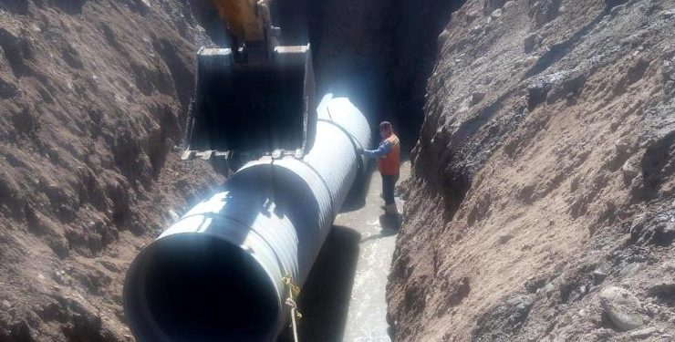 Avanzan trabajos de rehabilitación en el sector de Paseo Río Sonora y Paseo de Las Quintas.