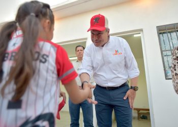 Apuesta Toño Astiazarán por la niñez en el Palo Verde.