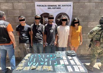 Capturadas cinco personas durante cateo realizado en Hermosillo.