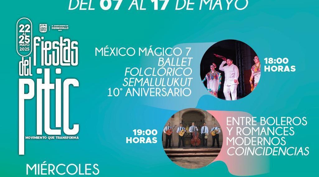 Hermosillo está listo para celebrar las Rutas Culturales del 7 al 17 de mayo.