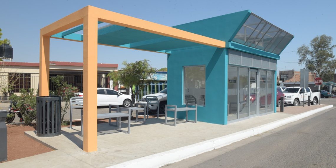 Apertura Gobierno de Hermosillo las primeras tres paradas de camión refrigeradas con videovigilancia.