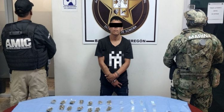 Operativo conjunto de AMIC y SEMAR logra captura de objetivo criminal en Ciudad Obregón.