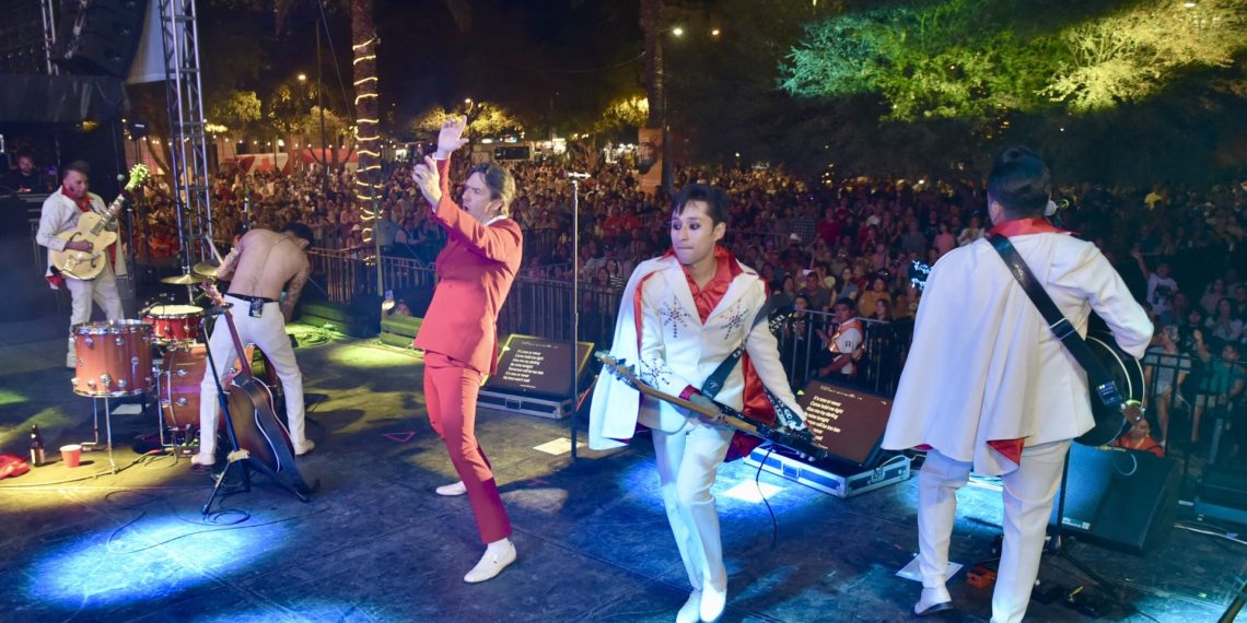 El rock and roll se hizo presente ante la emoción de miles de espectadores con Leonardo y Rebel Cats