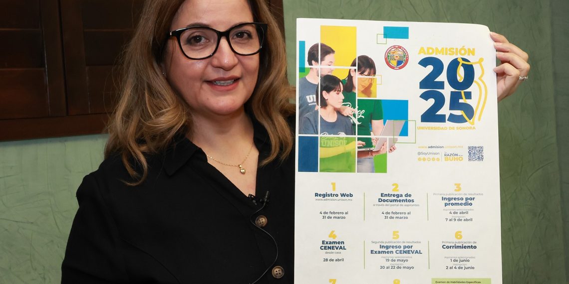 Publica Unison resultados por examen; recomienda a aspirantes inscribirse y asegurar lugar.