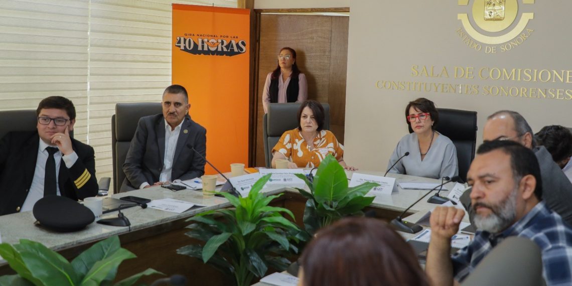 Promueve Congreso de Sonora diálogo sobre la reducción de la jornada laboral.