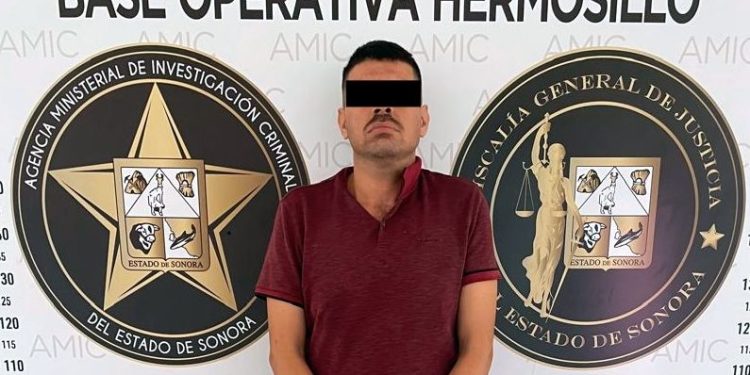 Captura AMIC a implicado en robo con violencia de motocicleta en Hermosillo.