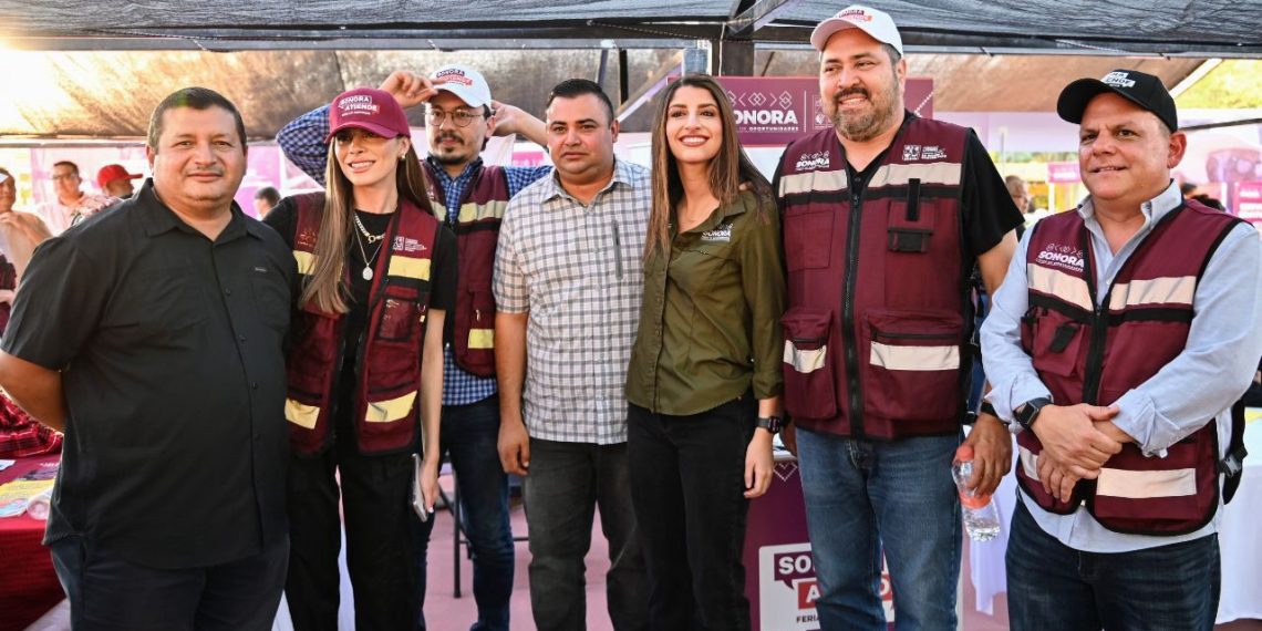 Gobierno de Sonora lleva feria de servicios gratuitos “Sonora Atiende” a Altares.