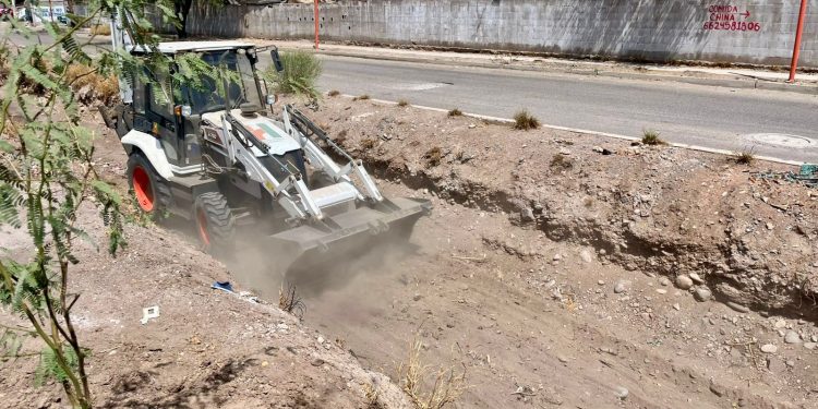 Presenta Servicios Públicos Municipales 90 por ciento de avance en limpieza de canales y arroyos.