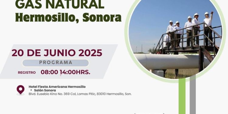 Gobierno de Sonora participará en el Foro Consultivo 2025 sobre suministro de gas natural.