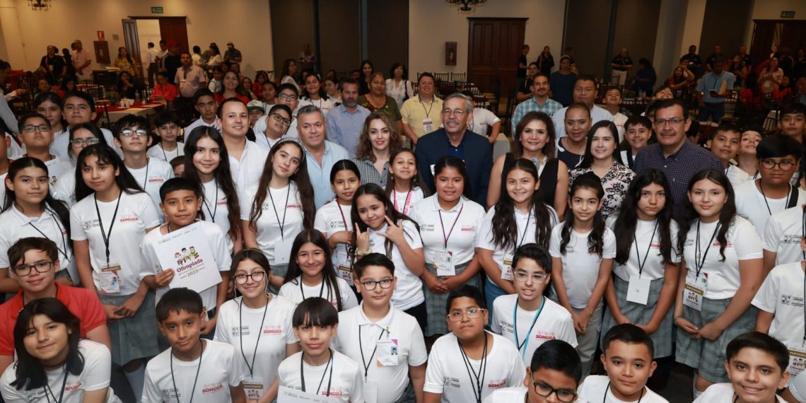 Reconoce Gobierno de Sonora a participantes de la Olimpiada del Conocimiento Infantil 2025: SEC.