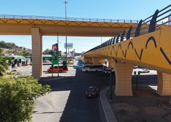 Realiza Gobierno de Hermosillo trabajo de mantenimiento a puentes vehiculares y pasos a desnivel.